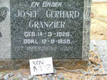GRANZIER Josef Gerhard 1926-1958