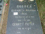 GOOSEN Gerrit Pieter 1942- & Elizabeth Johanna BESTER 1944-1995