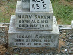 SAKER Isaac 1867-1919 & Mary 1913-1914