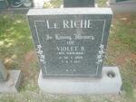 RICHE Violet B., le nee RADEMAN 1888-1971
