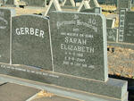 GERBER Sarah Elizabeth 1919-2004