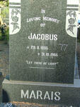 MARAIS Jacobus 1895-1965
