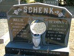 SCHENK Willie 1916-1991 & Hermina J. ELLIS 1910-1996
