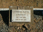 SCHOEMAN Catherina Aletta 1888-1946