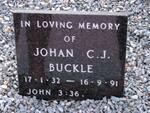 BUCKLE Johan C.J. 1932-1991