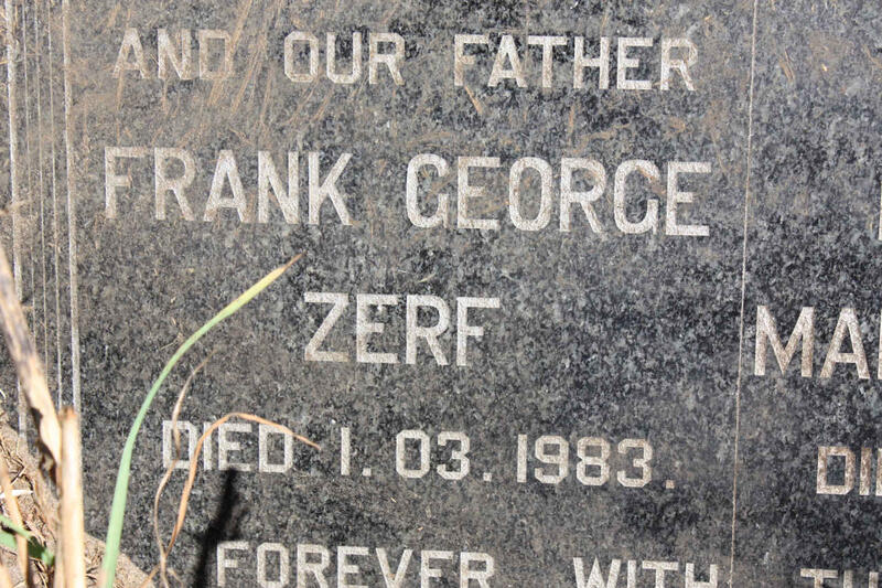 ZERF Frank George -1983