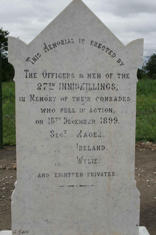 05. Memorial stone - 27th Inniskillings - 1899 