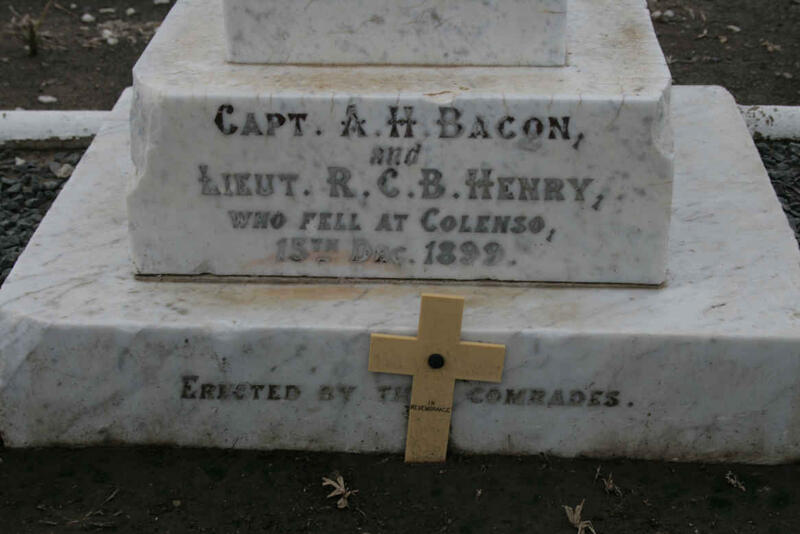 BACON A.H. -1899 :: HENRY R.C.B. -1899