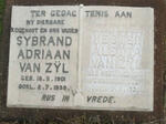 ZYL Sybrand Adriaan, van 1901-1959 & Hester Aletta BEZUIDENHOUT 1905-1995