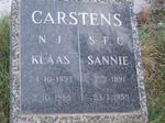 CARSTENS N.J. 1893-1985 & S.F.C. 1891-1955
