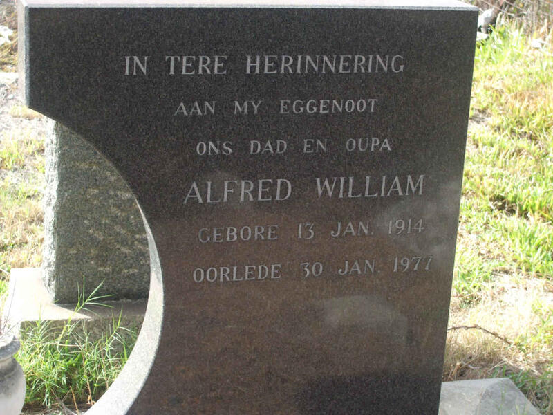 FULLER Alfred William 1914-1977