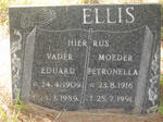 ELLIS Eduard 1909-1989 & Petronella 1916-1991