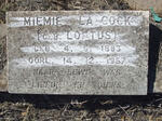 COCK Miemie, la nee LOFTUS 1883-1957