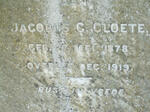 CLOETE Jacobus C. 1878-1919