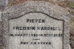 HARDICK Pieter Fredrik 1881-1938