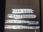 DALEBOUDT Jan Arie 1898-1954