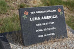 AMERICA Lena 1921-2004