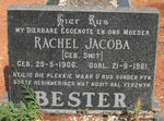 BESTER Rachel Jacoba nee SMIT 1906-1961