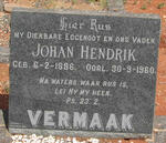 VERMAAK Johan Hendrik 1886-1960