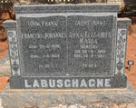 LABUSCHAGNE Francois Johannes 1896-1959 & Anna Elizabeth Maria VENTER 1902-1967