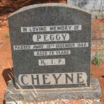CHEYNE Peggy -1962
