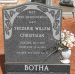 BOTHA Frederik Willem Christiaan 1919-1991