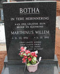 BOTHA Marthinus Willem 1976-1993