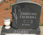 JACOBS Christina Frederika 1926-1983
