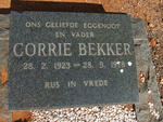 BEKKER Corrie 1923-1978