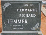 LEMMER Hermanus Richard 1909-1981