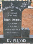 PLESSIS Johan Jacobus, du 1928-1980