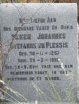 PLESSIS Okker Johannes Stefanus, du 1857-195?