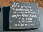 APSEY Hylton Clive 1933-1989