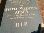 APSEY Sylvia Valentine 1910-1996