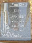 HATTINGH Dirk Leendert 1909-1974