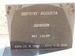 JOHNSON Dorothy Augusta nee LALOR 1904-1986