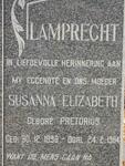 LAMPRECHT Susanna Elizabeth nee PRETORIUS 1898-1964