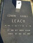 LEACH Edwin Harry 1962-1978