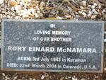 MCNAMARA Rory Einard 1943-2004