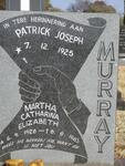 MURRAY Patrick Joseph 1925- & Martha Catharina Elizabeth 1926-1983