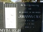 MYBURGH Johanna C.M.C. 1897-1984