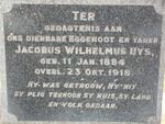 UYS Jacobus Wilhelmus 1884-1918