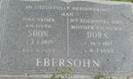 EBERSOHN Soon 1915-1987 & Dora 1917-1984