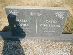 ANNANDALE David Christiaan 1918-1984 & Maria Sophia 1911-1981