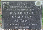AUCAMP Hester Maria Magdalena 1891-1979