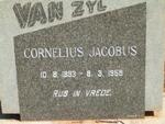 ZYL Cornelius Jacobus, van 1893-1959
