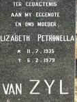 ZYL Elizabeth Petronella, van 1935-1979