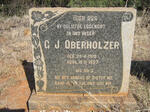 OBERHOLZER G.J. 1912-1957