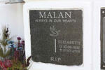 MALAN Elizabeth 1932-2009