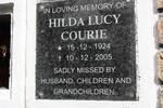 COURIE Hilda Lucy 1924-2005